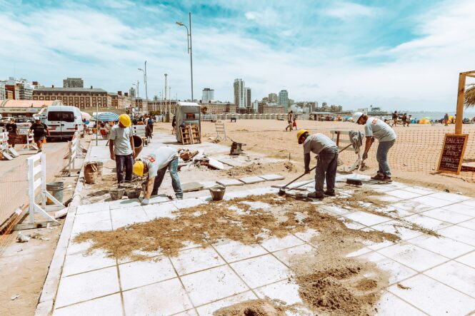 Mar del Plata: El Municipio continúa con los trabajos de renovación del frente costero