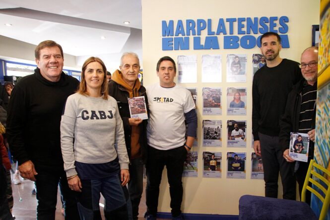 La Mitad Más Uno MDQ homenajeó a futbolistas marplatenses que jugaron en Boca Juniors