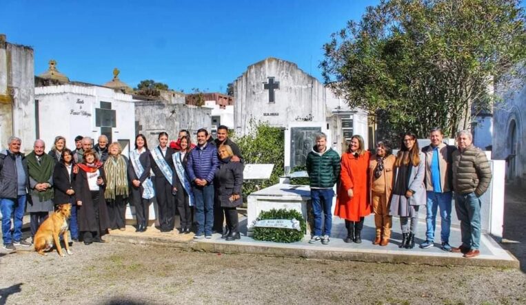 DOLORES: SE HOMENAJEÓ A ABEL FLEURY EN UN NUEVO ANIVERSARIO DE SU FALLECIMIENTO