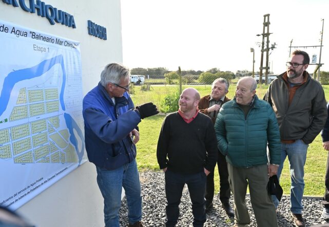 Comenzó la ejecución de la red de agua potable en Mar Chiquita