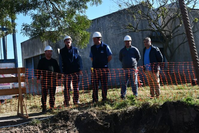 ABSA: comenzó el recambio del colector cloacal en la Planta Depuradora de Coronel Vidal