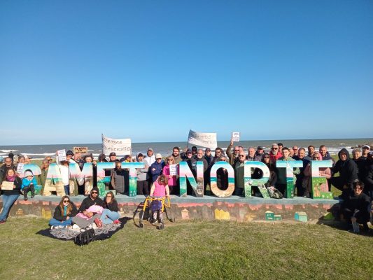 Camet Norte: vecinos hicieron nueva movilización en apoyo a la Defensa Costera